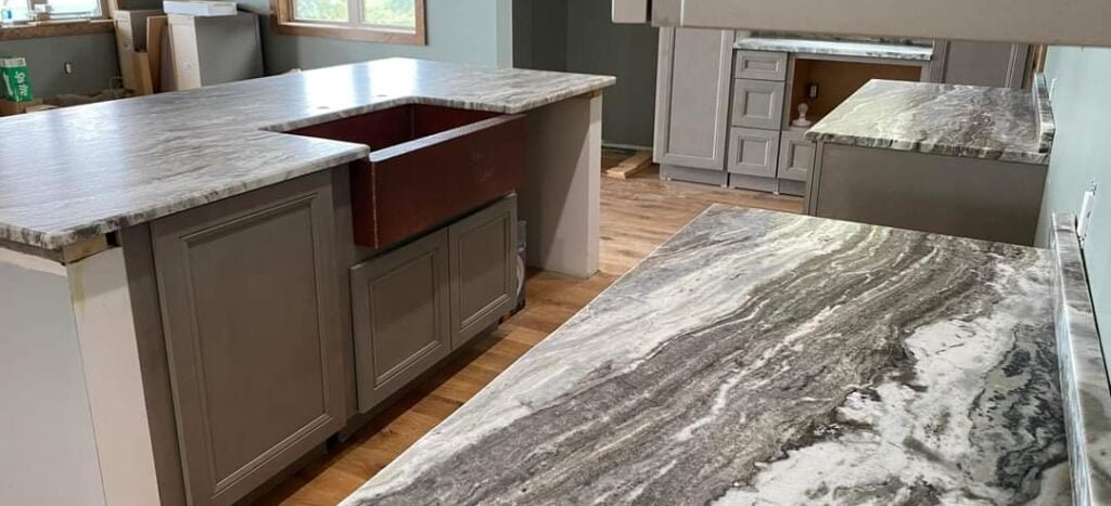 Kitchen Countertops and Island